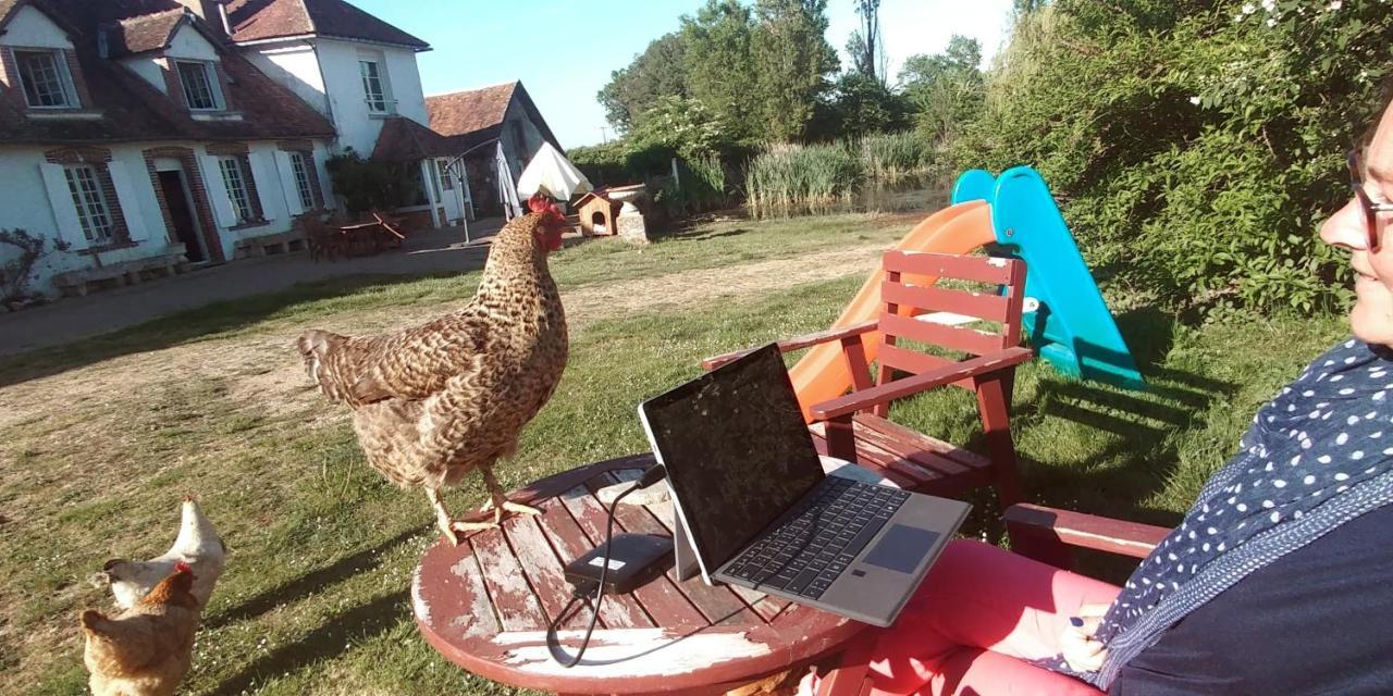 Chambre A La Ferme Saint-Martin-des-Champs  Екстериор снимка